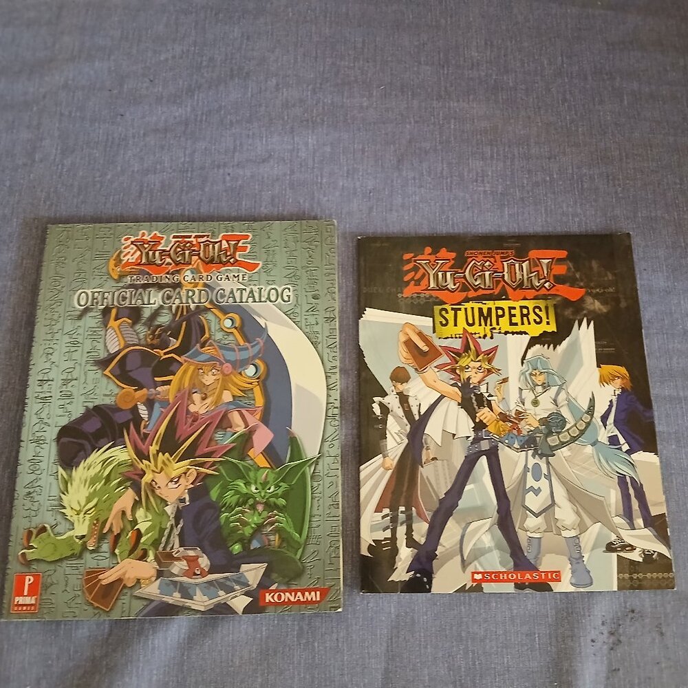 YU GI OH! Stumpers! book Shonen Jump's 1996 + Trading Card Game Official Card